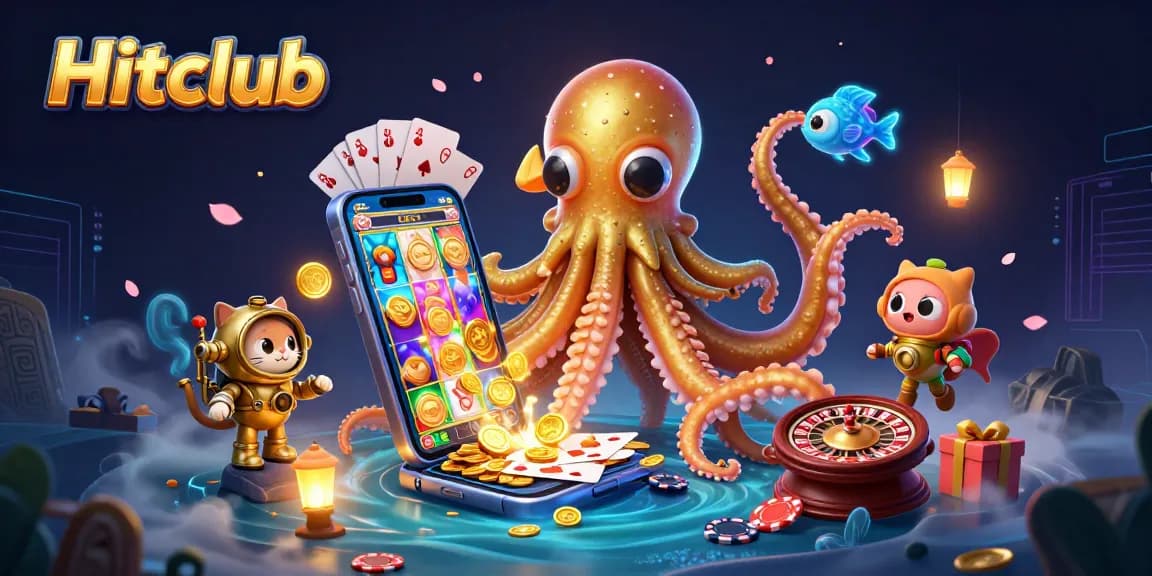 Hitclub players dive into an immersive world of gaming with stunning visuals and vibrant slot game action.