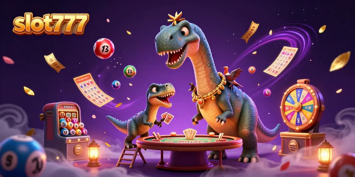 Experience the thrill of slot777 with dynamic lottery elements in a vibrant casino setting.