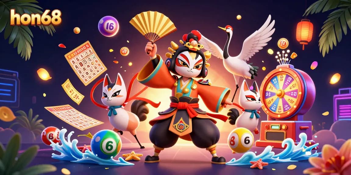 Engage in exciting games with hon68 featuring vibrant lottery activities and dynamic avatars.