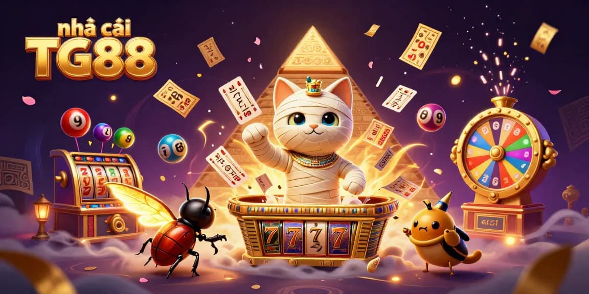 Engage in thrilling gameplay at Nhà cái TG88 with vibrant 3D casino characters and dynamic elements.