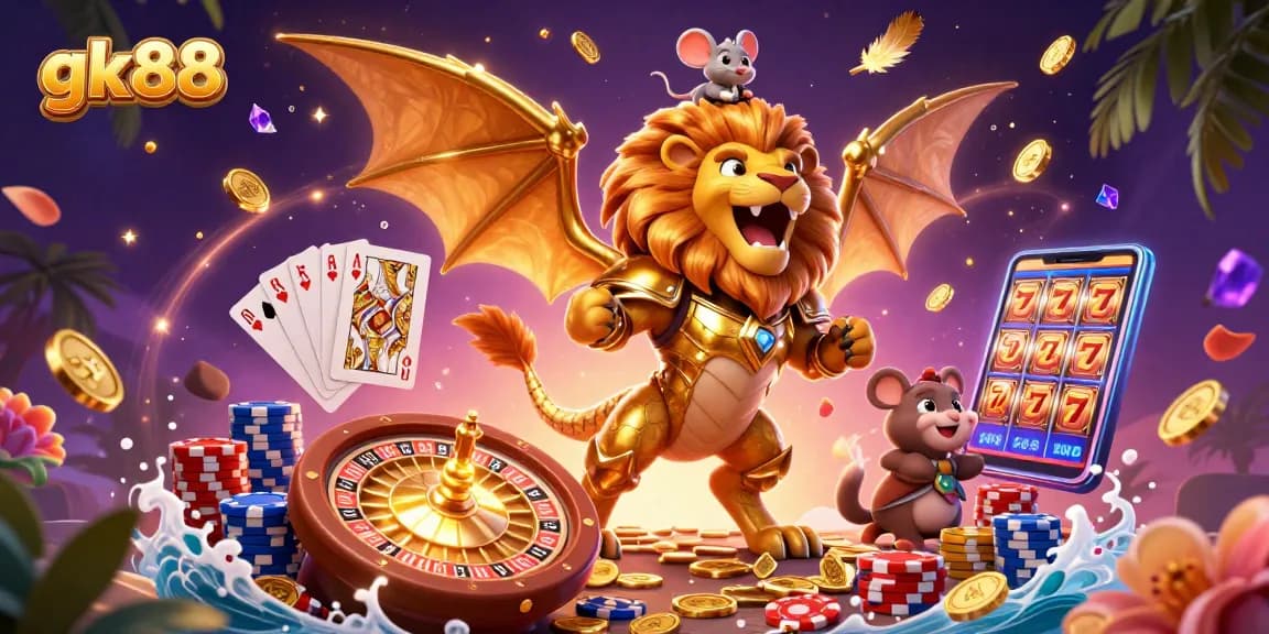 Engage in thrilling gameplay at gk88 with a tentacled chimera and exciting game elements.