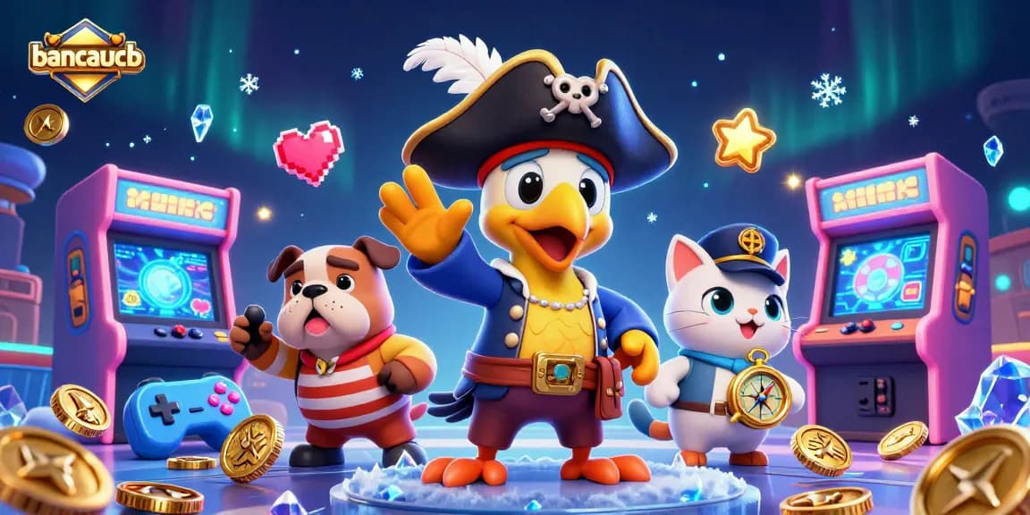 Experience the thrill of fishing games at bancaucb with our engaging 3D cartoon characters.