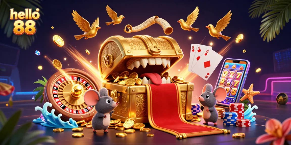 Spin to win at hello 88 with vibrant casino treasures and dynamic gameplay elements.