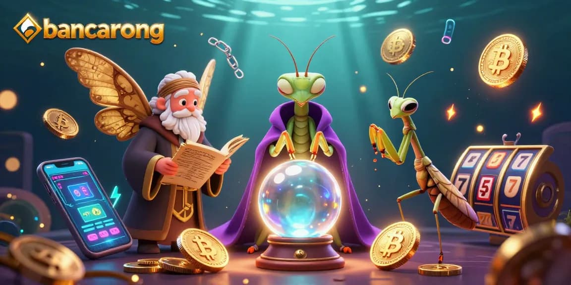 Bancarong reveals rich casino magic with vibrant 3D elements of fortune tellers and crypto coins.