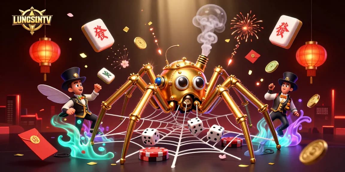 Experience exciting gambling action with LUONGSONTV's captivating steampunk-themed casino scene.