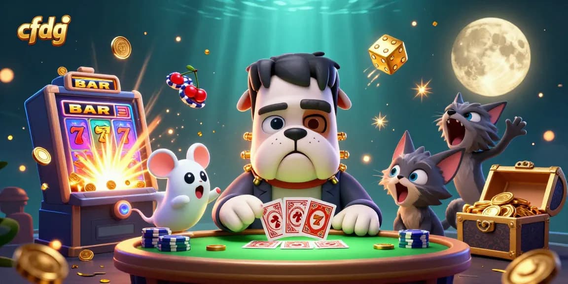 Engage in thrilling casino experiences with cfdg's dynamic game action at the card table.