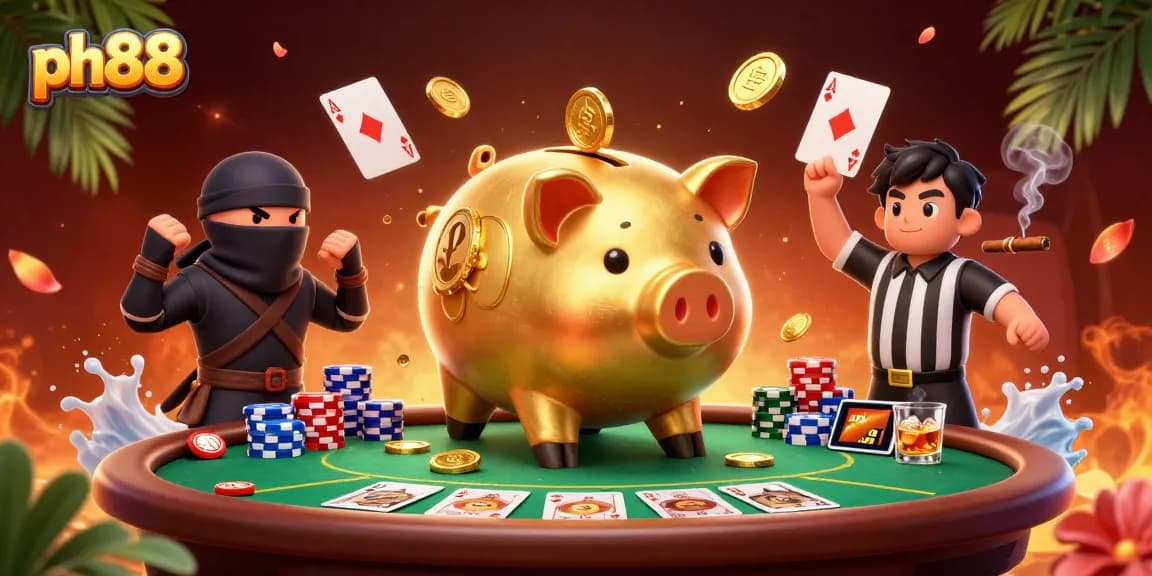 Experience the thrill of ph88's vibrant casino atmosphere with dynamic characters and rich gaming elements.