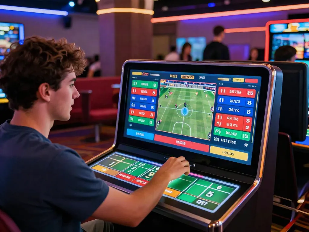 Online sports betting experience at https://debet.gb.net/ with players engaged and vibrant interface.