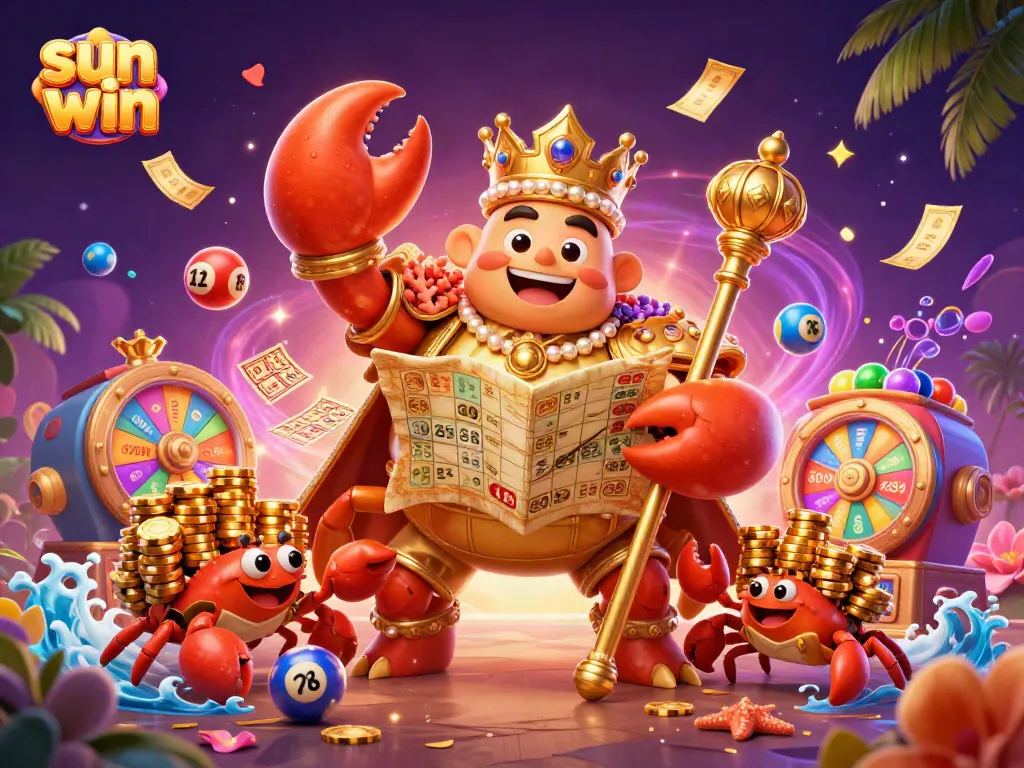 Experience thrilling gameplay with the sun win brand as colorful lottery elements burst in action.