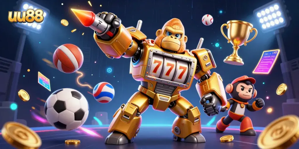 Experience thrilling action at uu88 with dynamic gambling games featuring vibrant characters and elements.