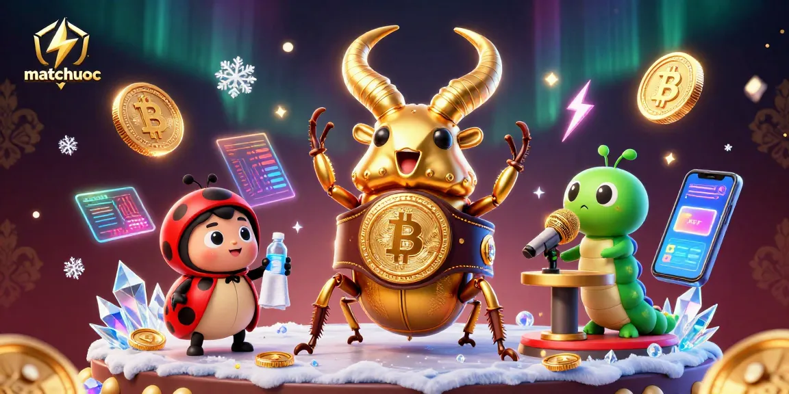 engage in thrilling games at matchuoc with vibrant 3D casino characters and crypto elements.