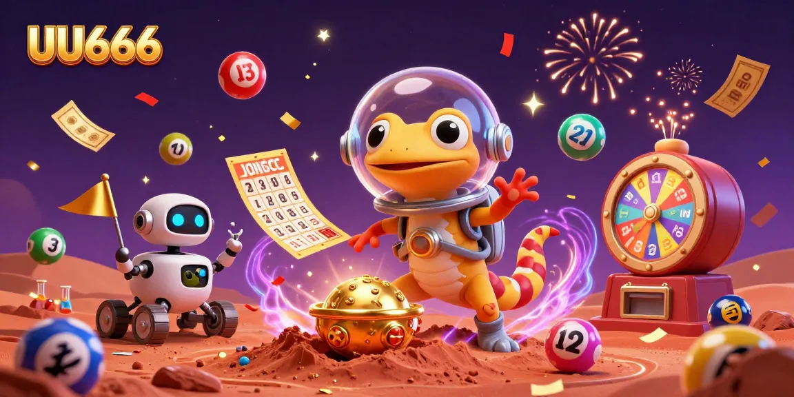 Engage with exciting UU666 casino adventures amidst a vibrant Martian landscape!