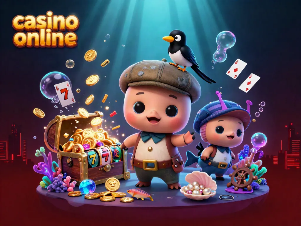 Experience the vibrant world of casino online gaming with whimsical characters and rich treasures.