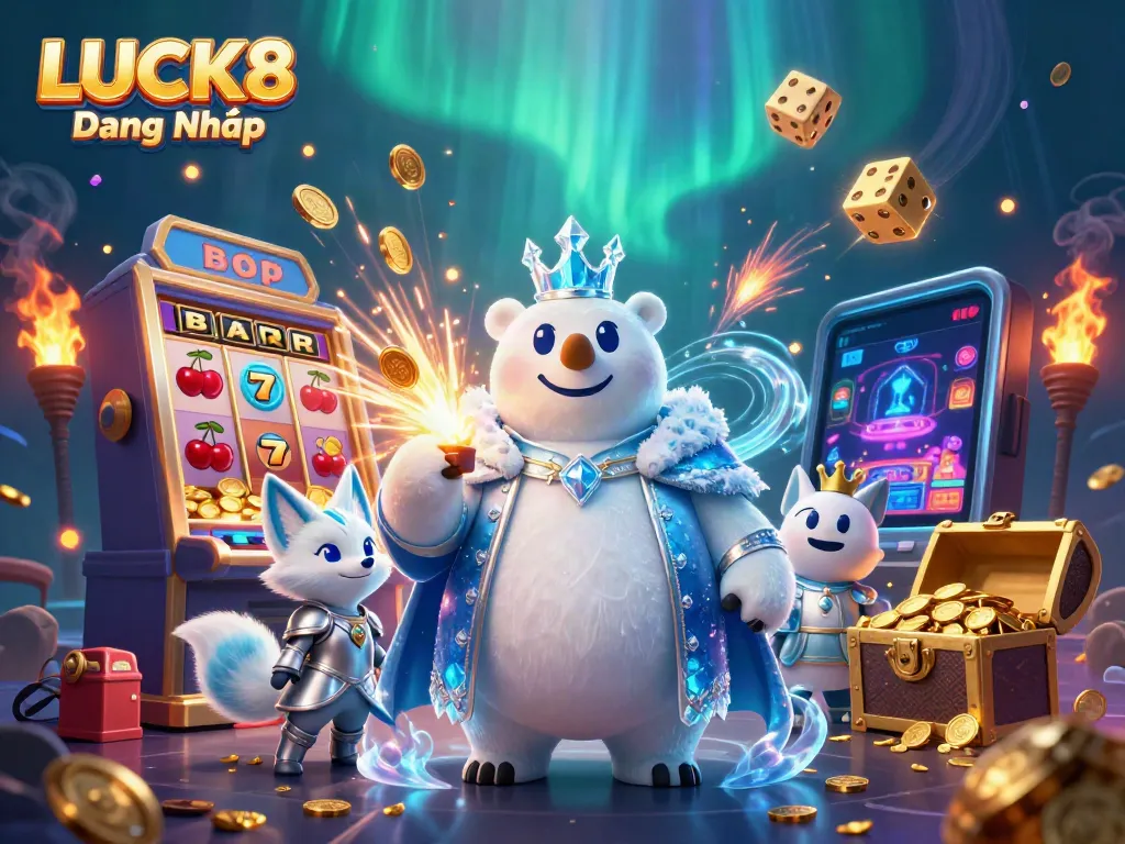 Experience thrilling gameplay with LUCK8 Đăng Nhập featuring a vibrant jackpot scene and engaging casino elements.