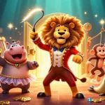 Experience the thrill of MM88 with a vibrant 3D casino scene featuring lively characters and sparkling treasures.