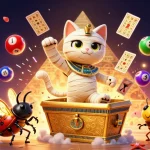 Win big at Sv368 with a vibrant casino-themed scene featuring interactive gaming elements.