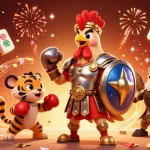 Experience thrilling gameplay at link gacor with vibrant 3D illustrations showcasing unique gaming elements.