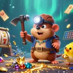 Engage with HZ88 as the treasure hunter mole navigates a gem-filled cave, spotlighting casino gameplay.