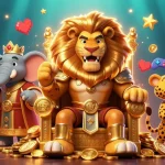 Spin the reels at Bin88 with an epic 3D casino scene featuring royal figures and vibrant gaming elements.
