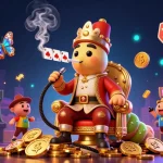 Experience the excitement of 11WIN with vibrant casino-themed action in a colorful 3D illustration.