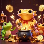 Experience rich gameplay at rikvip with gold coins and vibrant casino elements in a magical setting.