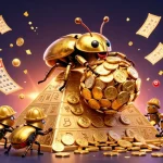 Win big with uk88 in this vibrant 3D illustration showcasing thrilling gambling elements.