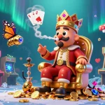 Experience the exciting lolajack casino welcome bonus with vibrant gaming elements in an immersive 3D scene.