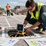 GPR Utility Surveys PAS128 London by professional surveyors locating underground utilities.