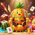 Experience the vibrant casino world of say88 with a golden pineapple king and tropical themes.