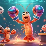 Experience thrilling action in 888vina with playful casino characters and vibrant game elements.